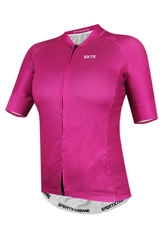 Camisa-ciclismo-feminino-Fuscia Camisa Ciclismo Feminina Fucsia