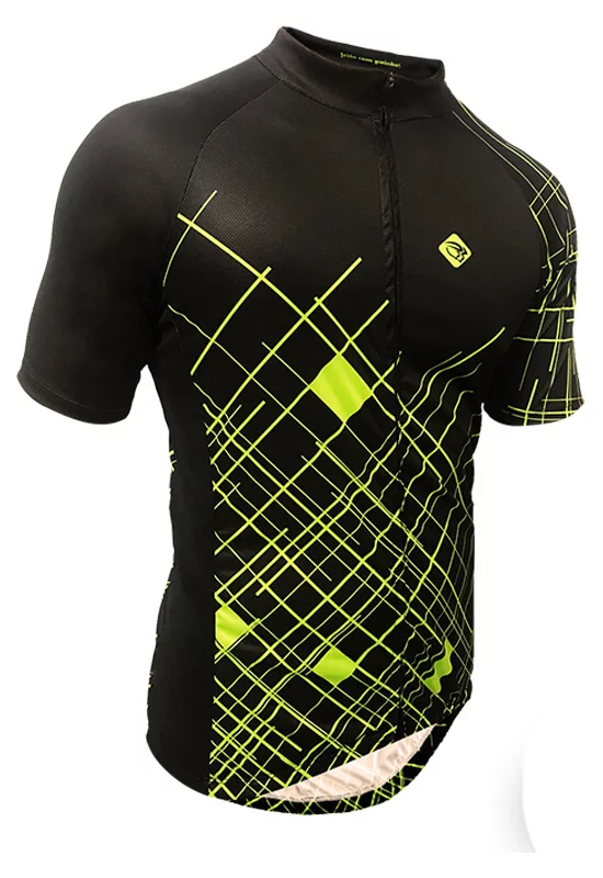 Camisa-Masculino-Circuit-Preto-e-Verde Camisa Ciclismo Masculina Circuit_Verde