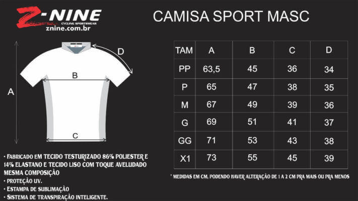 Camisa Sport Znine Camisa Sport Znine