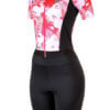 Macaquinho feminino leaf rosa