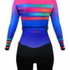 macaquinho ciclismo feminino rainbow