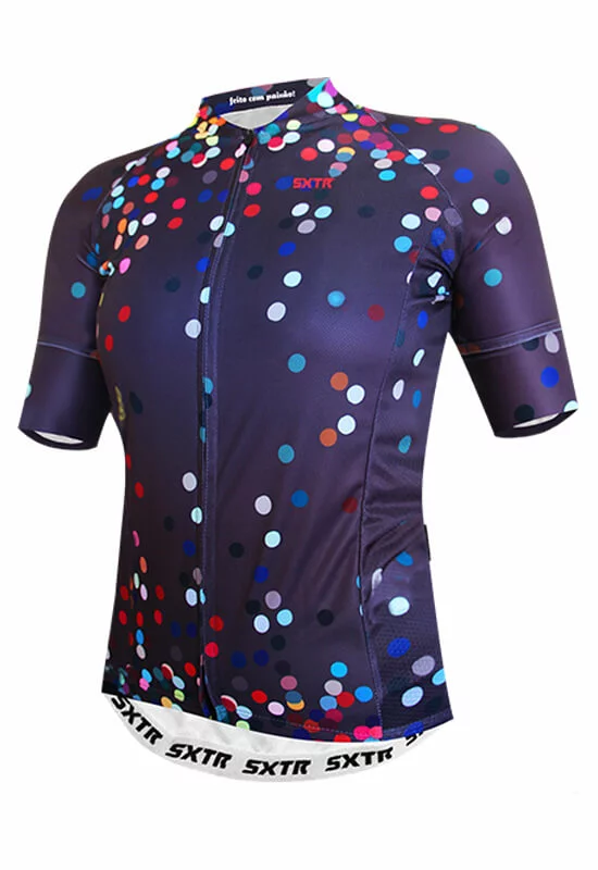 Camisa Ciclismo Feminina Confetti