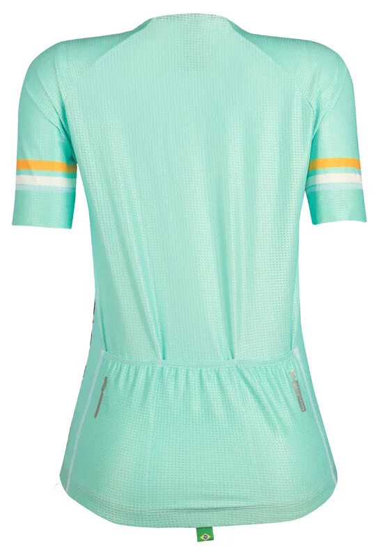 Camisa Ciclismo Feminina Flow Verde