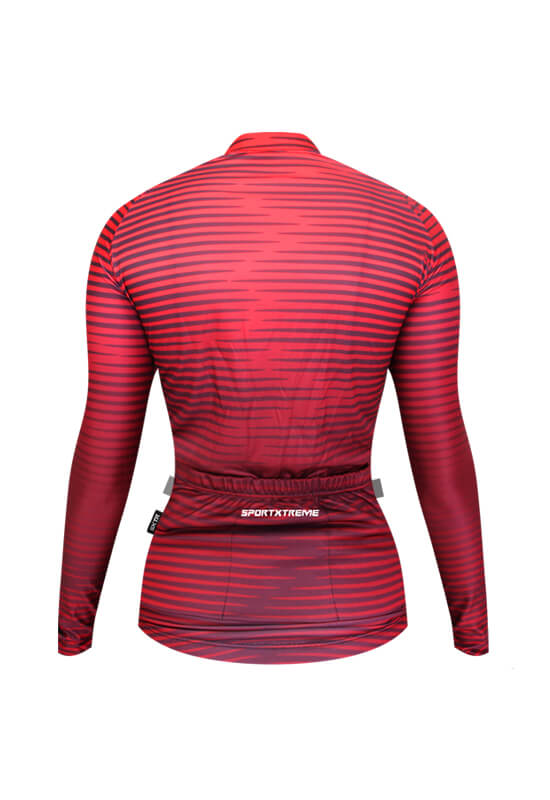 Camisa-Ciclismo-Feminina-Croma_Vermelho-2 Camisa Ciclismo Feminina Croma Vermelho