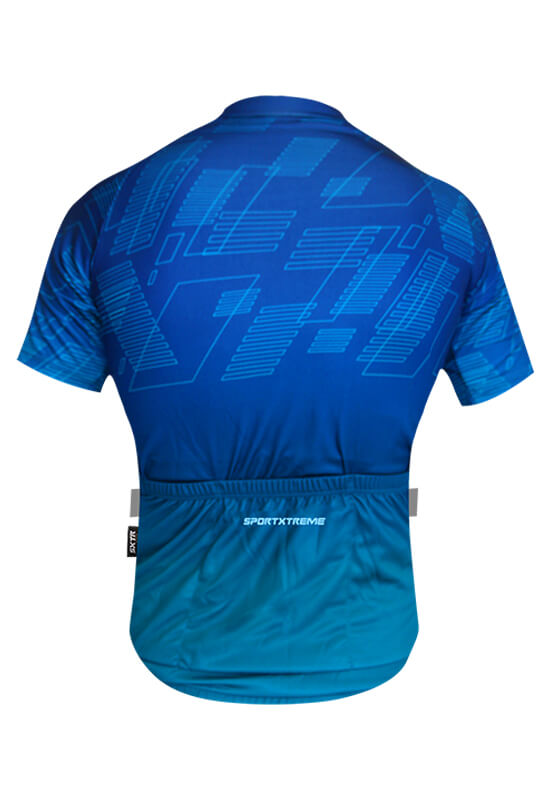 Camisa ciclismo masculino street azul