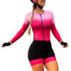 Macaquinho Ciclismo Mescla Rosa