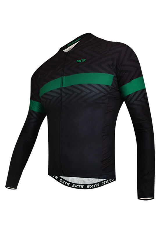 Camisa-masculino-ciclismo-Voltz-darkManga-Longa Camisa Ciclismo Voltz Dark