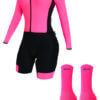 Conjunto Ciclismo Feminino Solid_Rosa