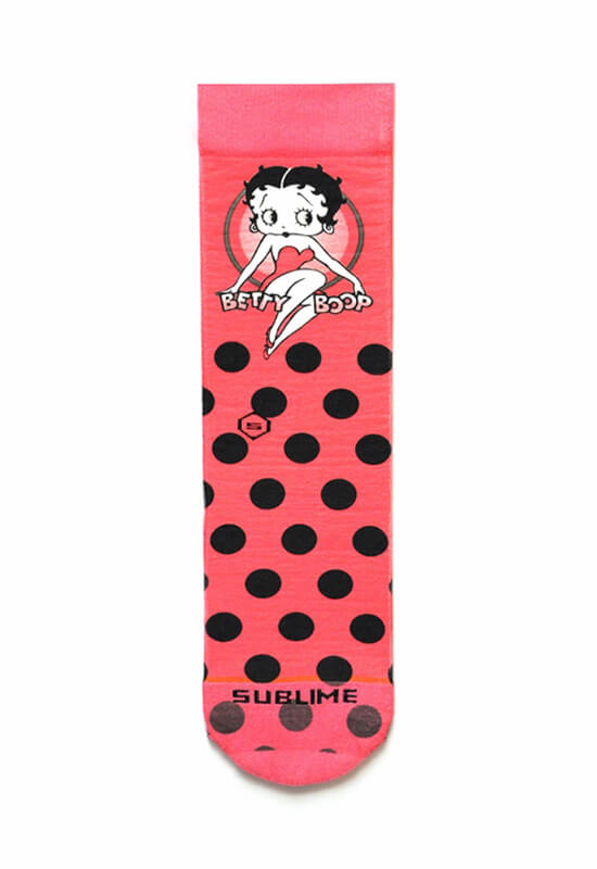Meia-sublimada-Betty-Boop Meia Ciclismo Betty Boop