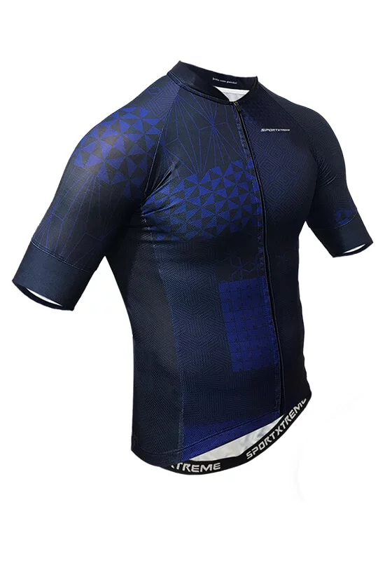 Camisa-Ciclismo-Azzelij-Azul Camisa Masculina Azzelij Azul
