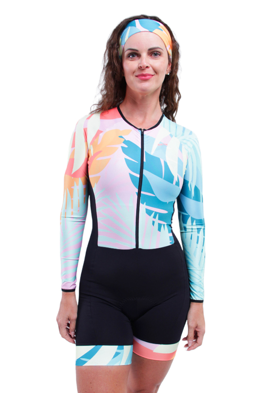 Macaquinho Feminino Ciclismo Vitali – Manga longa