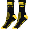 Meia Ciclismo Preto e Amarelo