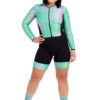 Macaquinho Feminino Ciclismo Floralis – Manga longa